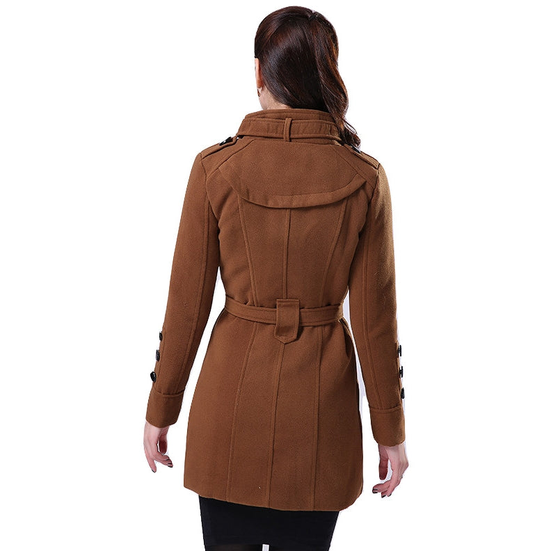 Trench Coat Alfaiataria Duplo Abotoamento