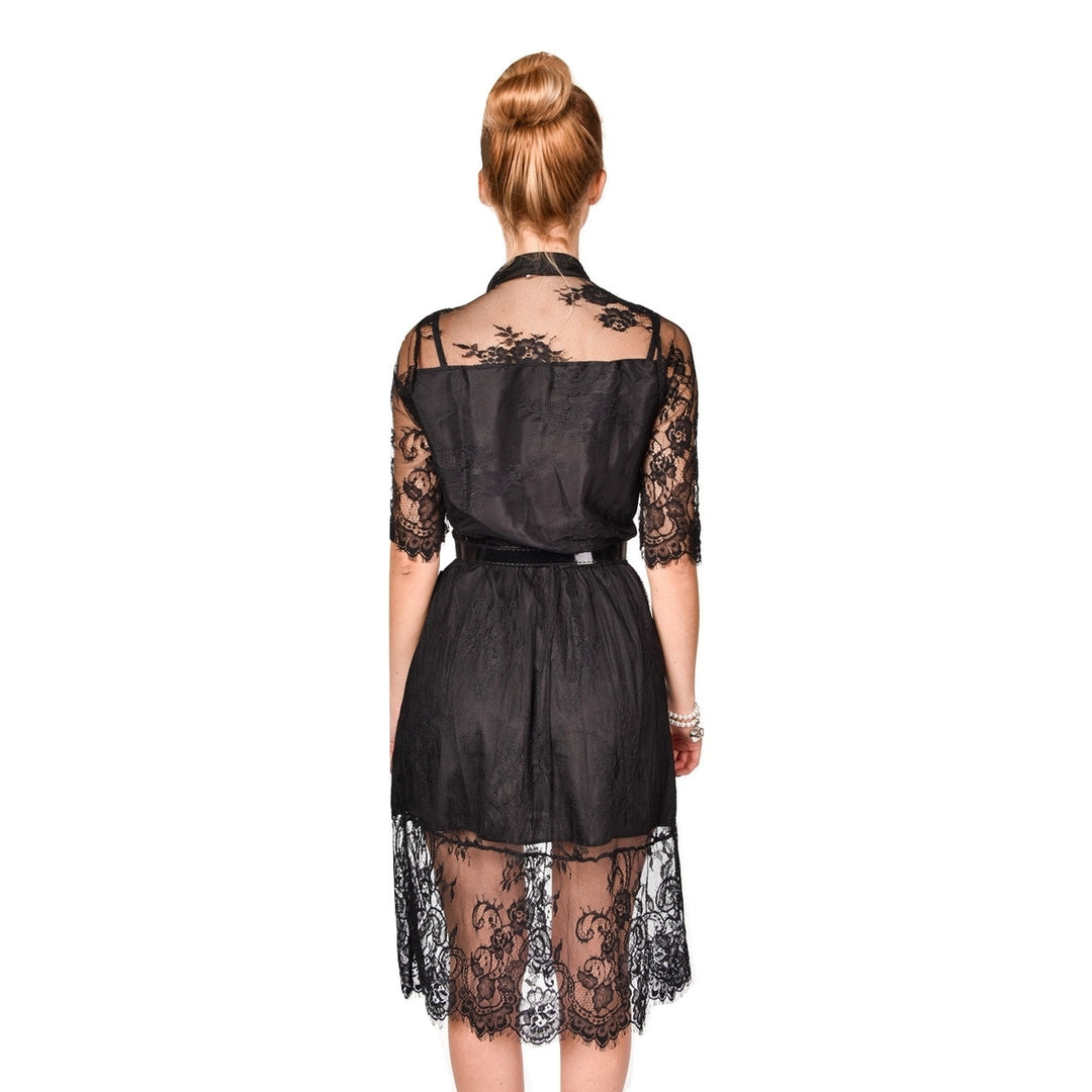 Vestido Plus Size Midi Preto