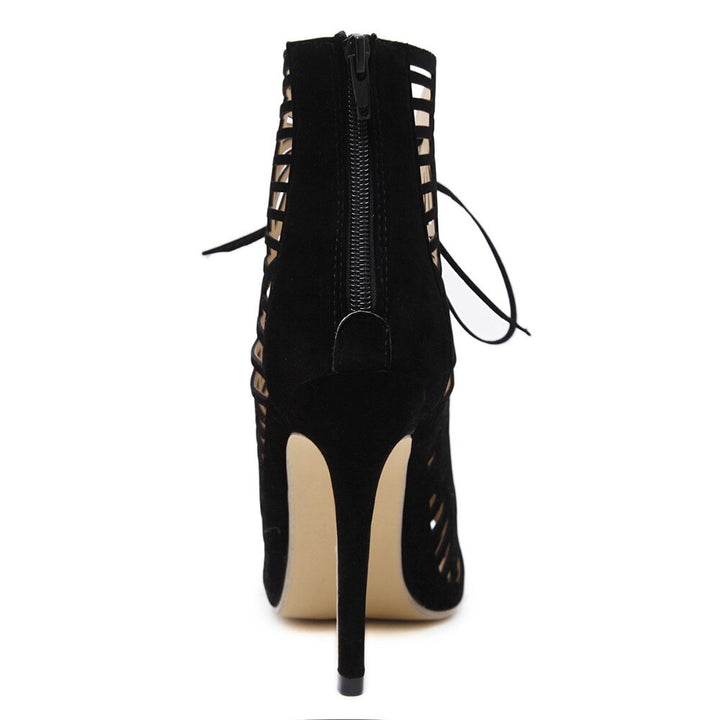 Gladiadora Lace Up Preta