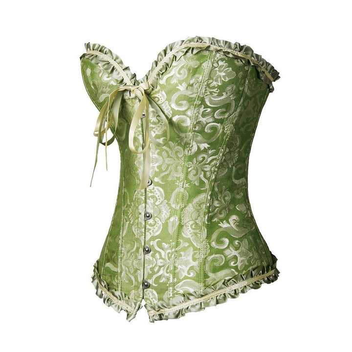 Corset Overbust Plus Size Verde