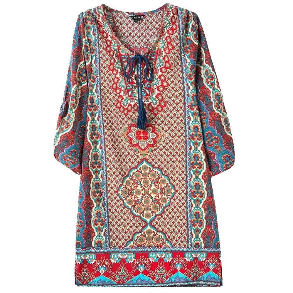 Saída de Praia Estampa Étnica