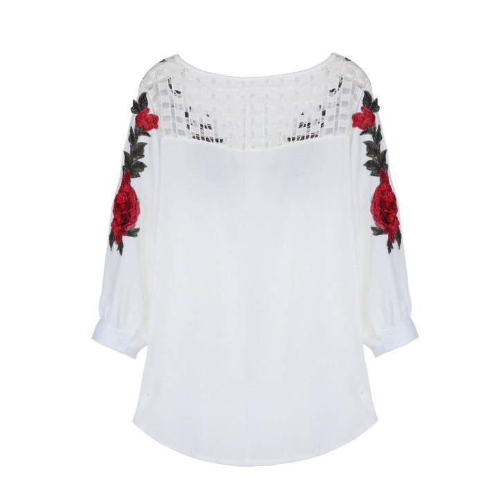 Blusa Bordado Embroidery Floral