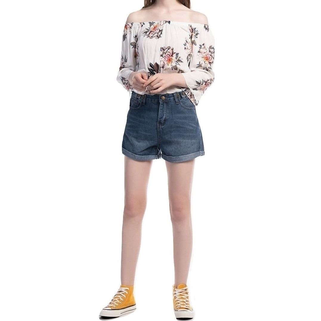 Blusa Ombro a Ombro Floral