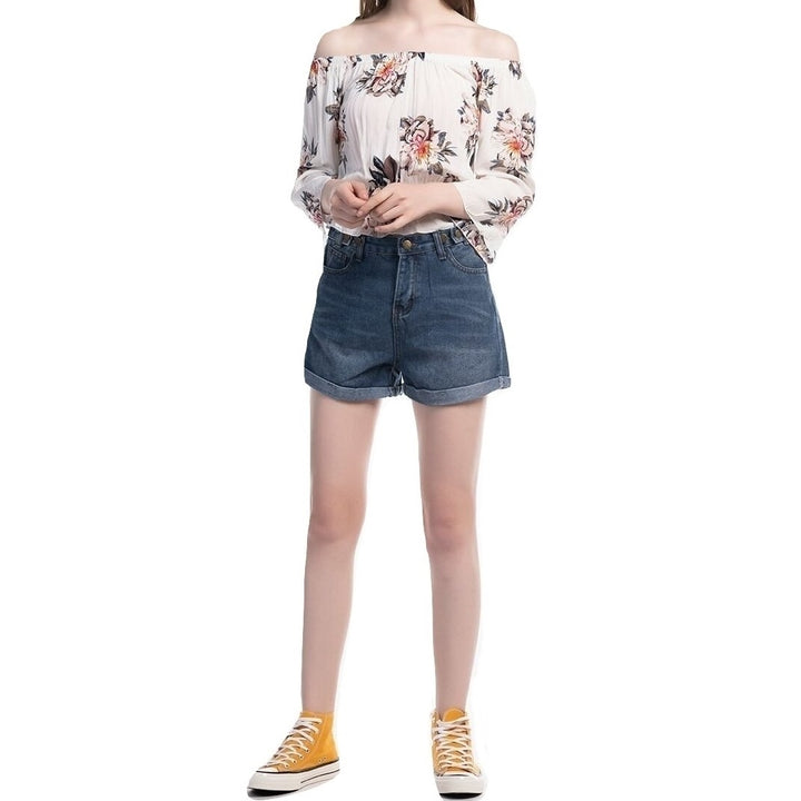 Blusa Ombro a Ombro Floral