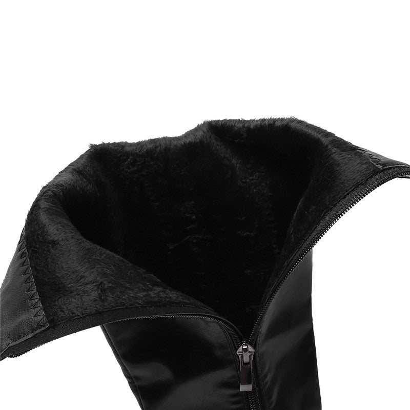 Bota Montaria Com Zíper Aparente