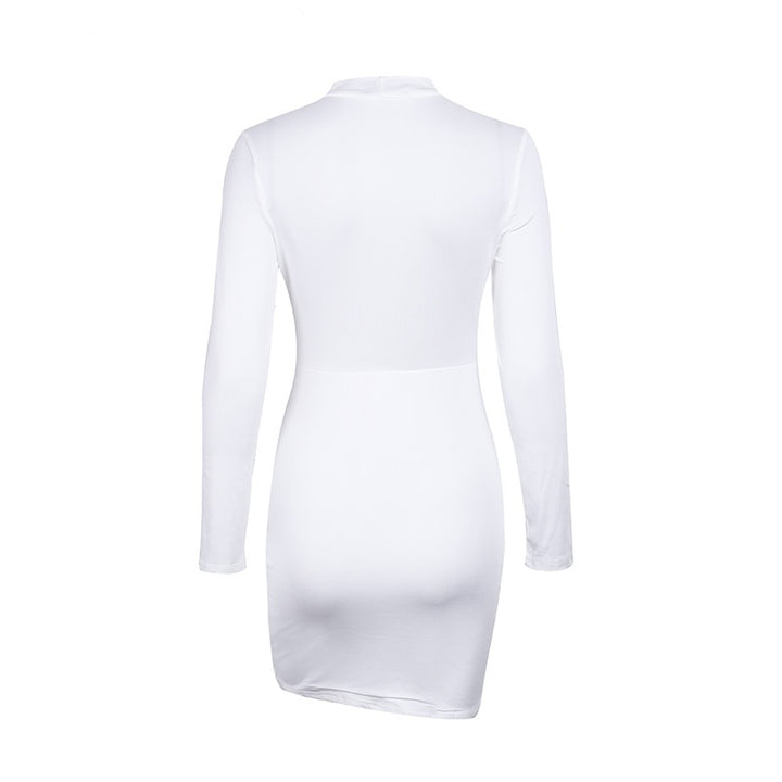 VESTIDO MANGA LONGA RECORTES - PODEROSA SHOP