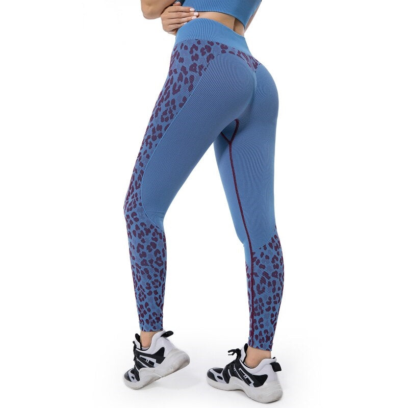 Legging Fitness Detalhe Leopardo