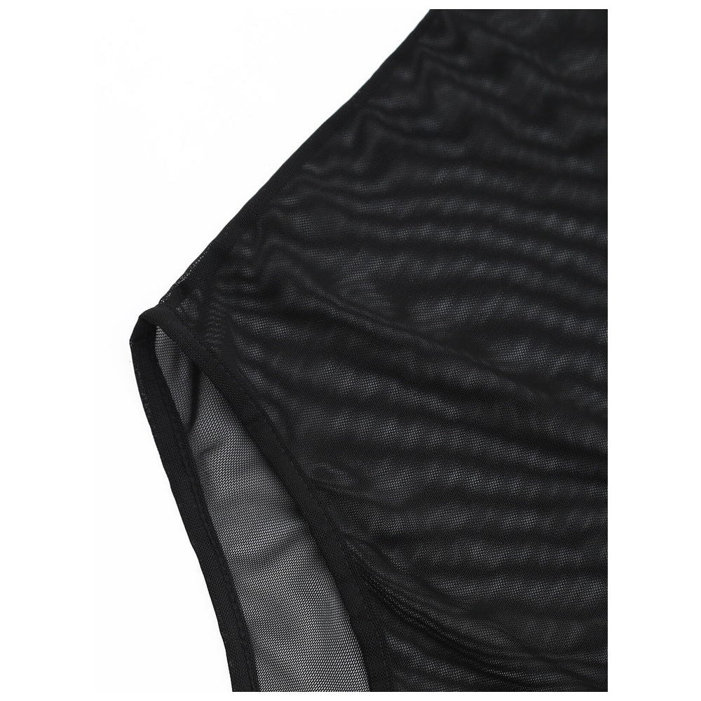 Body Tule Detalhe Floral