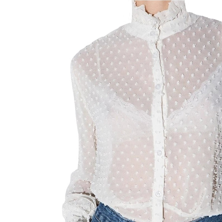 Camisa Manga Flare Off White