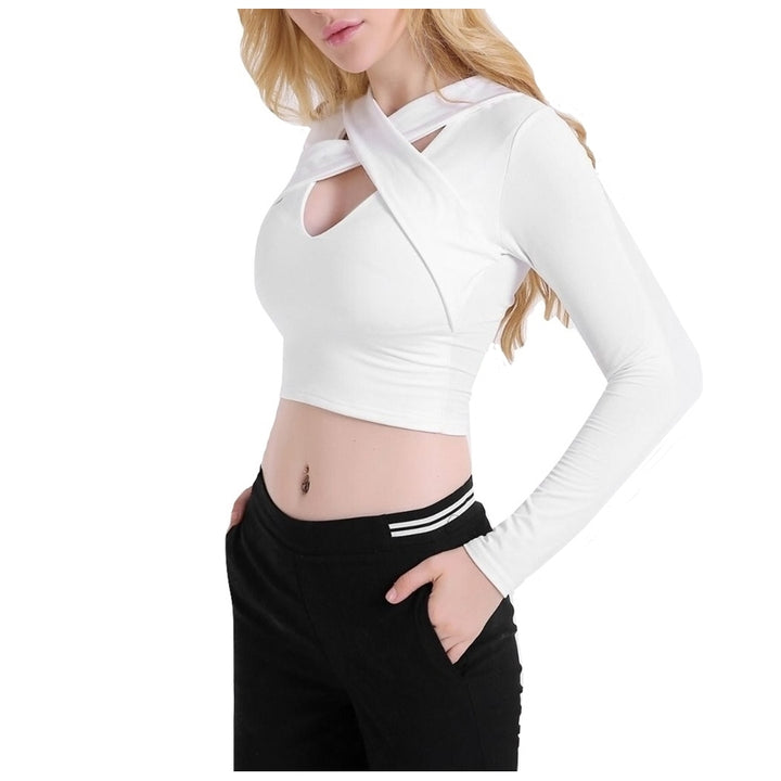 Cropped Decote Cruzado Branco