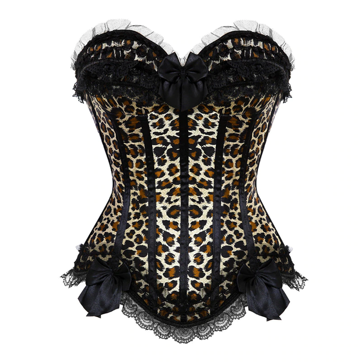 Corset Plus Size Leopardo