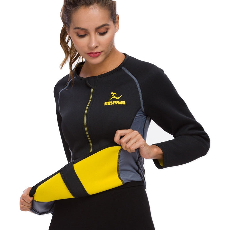 Jaqueta Fitness Redutora Modeladora Efeito Sauna