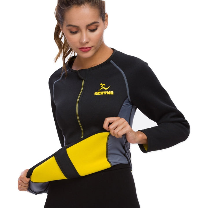 Jaqueta Fitness Redutora Modeladora Efeito Sauna