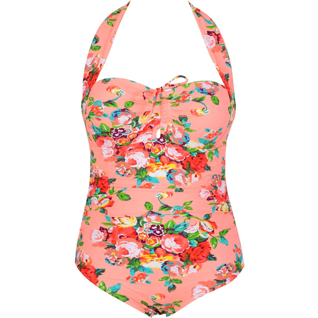 Maiô Plus Size Estampa Floral