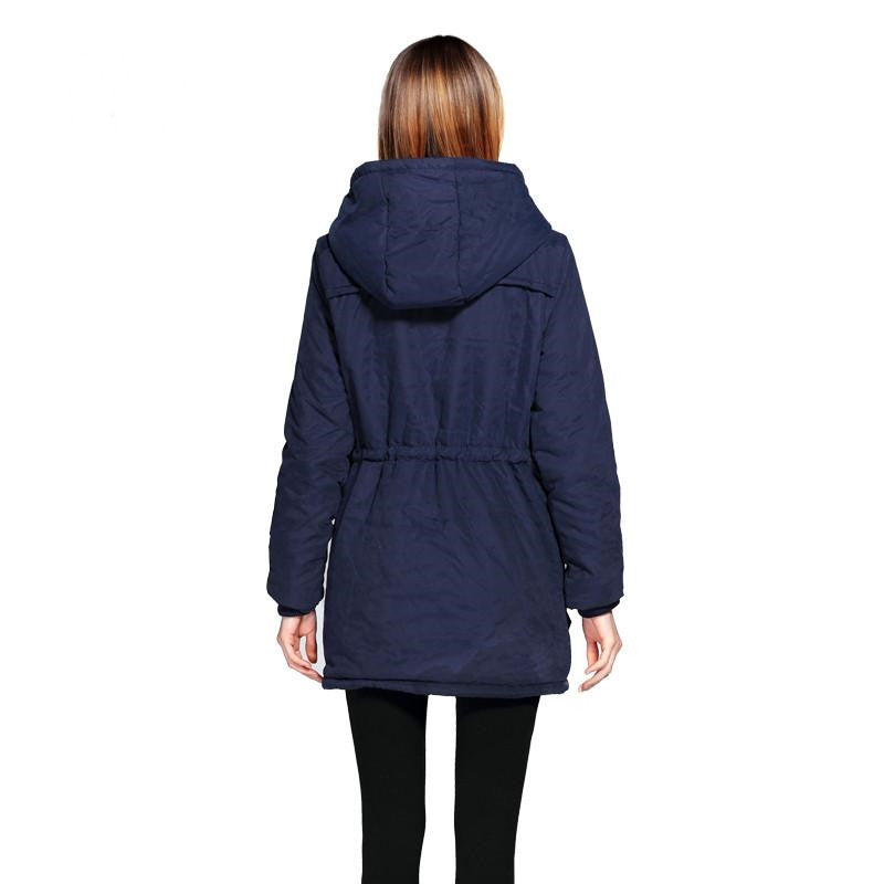 JAQUETA PARCA COM PELOS AZUL MARINHO - PODEROSA SHOP