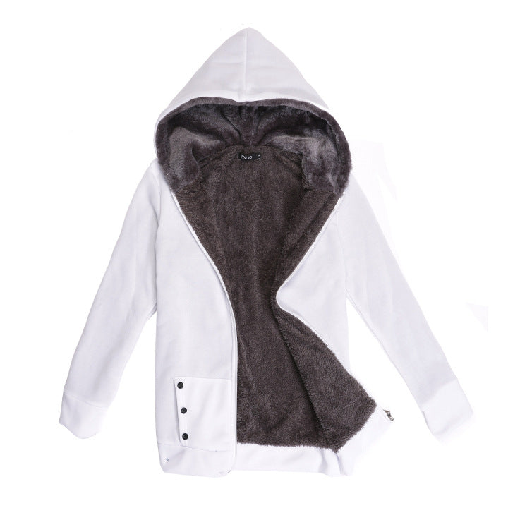 Casaco Moletom Forrado Com Pelos