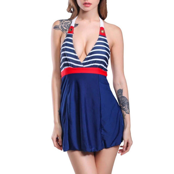 Maiô Saia Marinheiro Plus Size