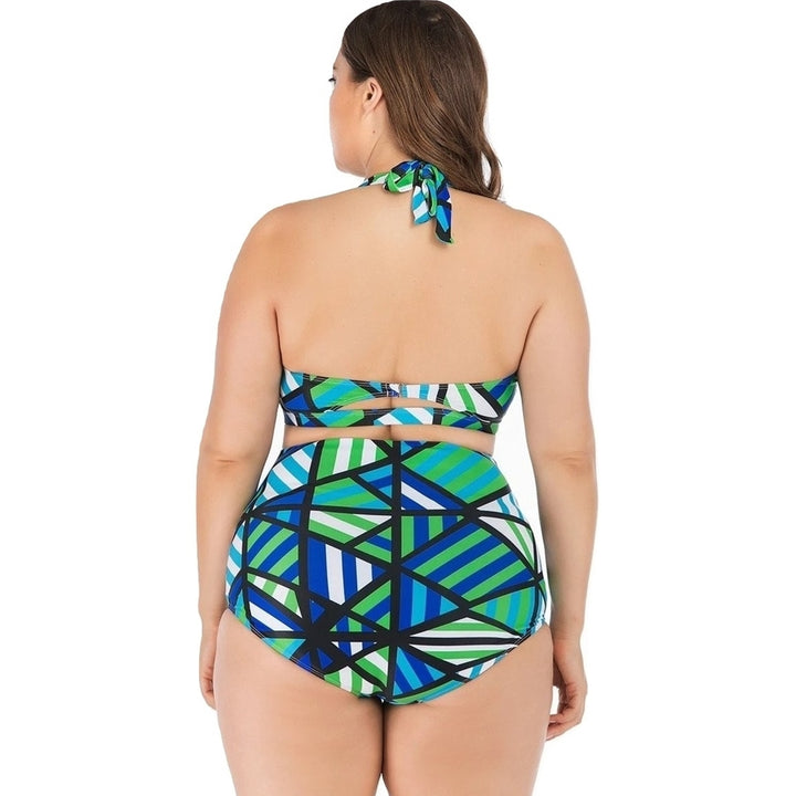 Biquíni Estampa Geométrica Plus Size