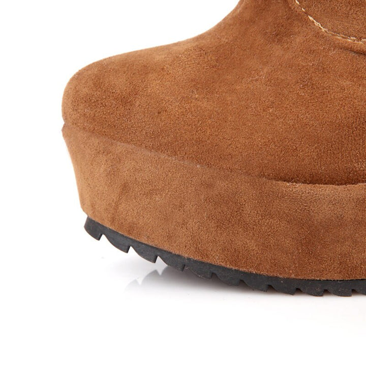 Ankle Boot Plataforma Franjas