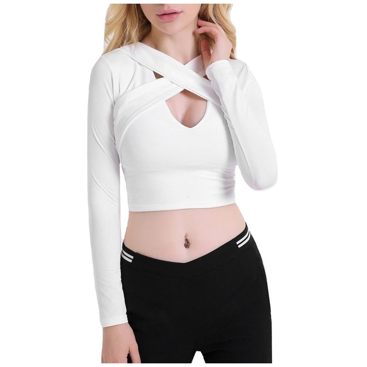 Cropped Decote Cruzado Branco