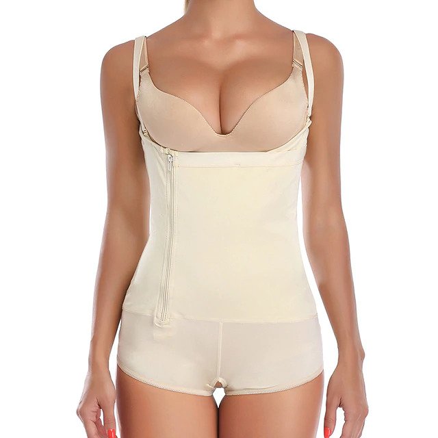 Body Modelador Com Duplo Fechamento