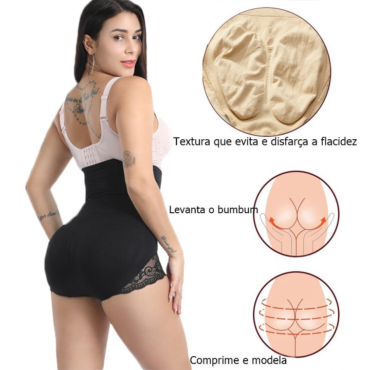 Calcinha Cinta Modeladora Redutora Alta Compressão