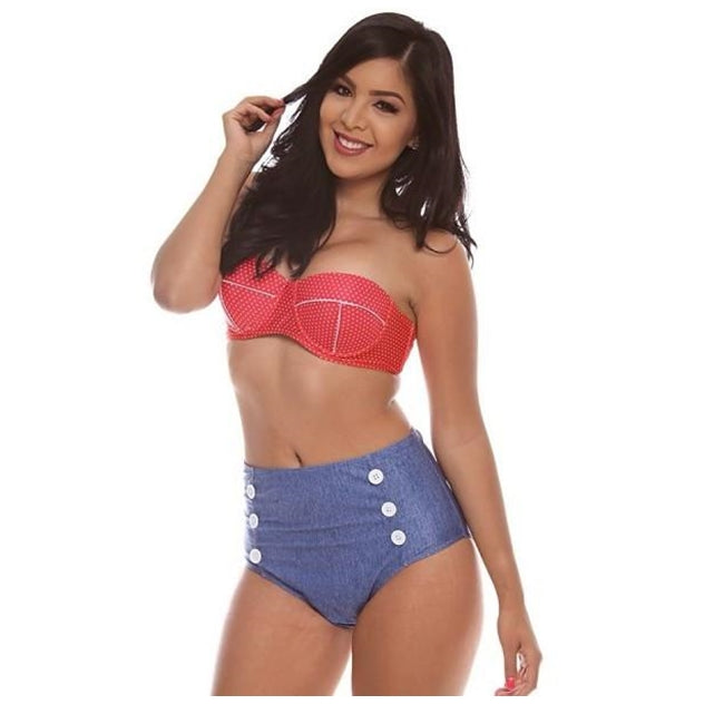 Biquíni Retrô Top Poá