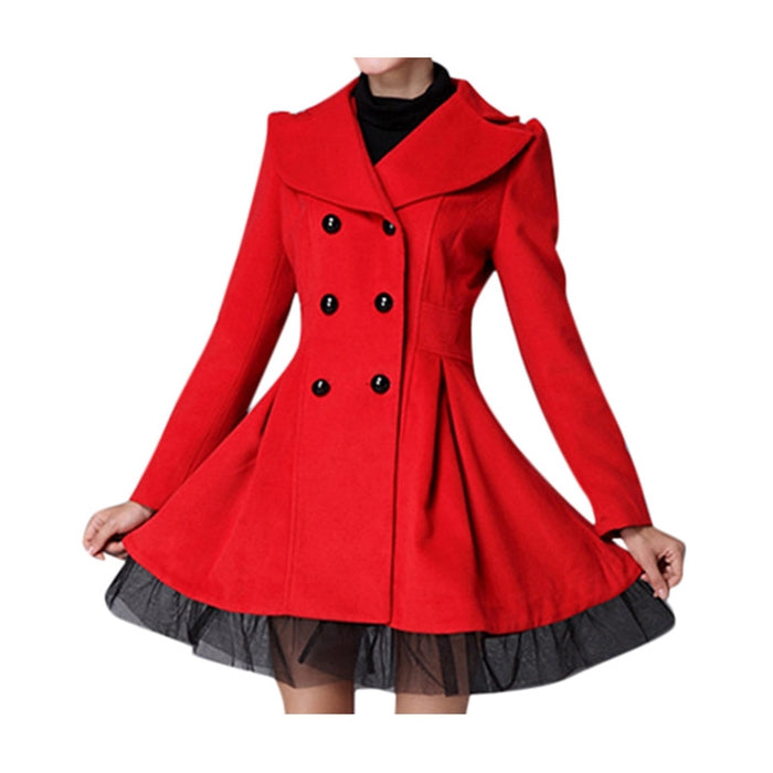 Sobretudo Feminino Com Tule Preto