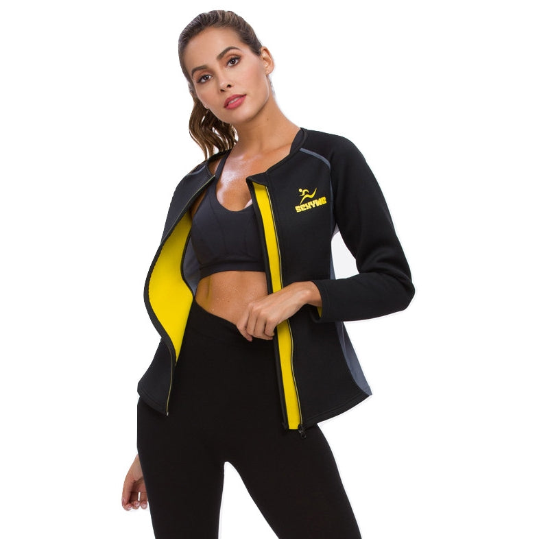 Jaqueta Fitness Redutora Modeladora Efeito Sauna