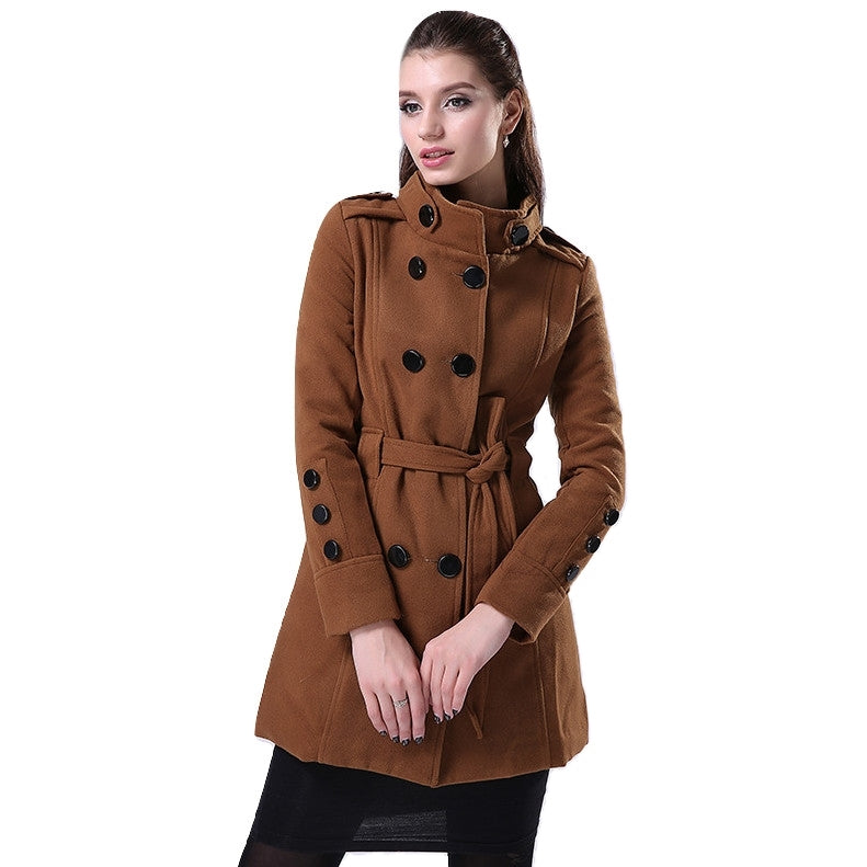 Trench Coat Alfaiataria Duplo Abotoamento