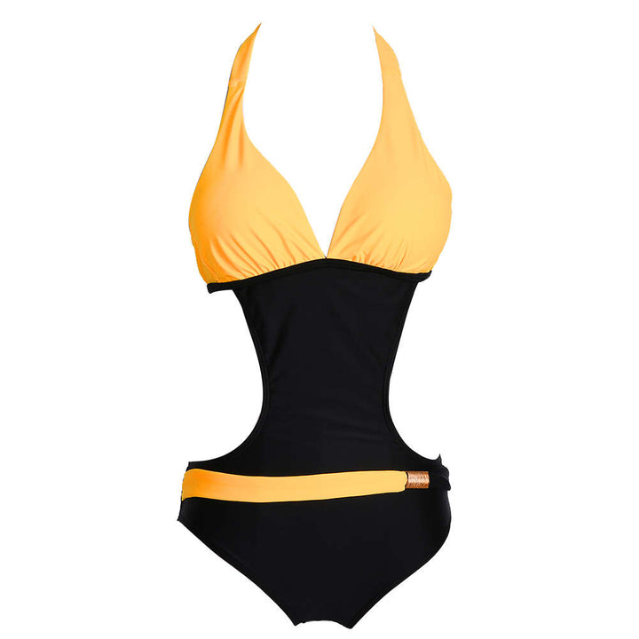 Maiô Engana Mamãe Bicolor Amarelo