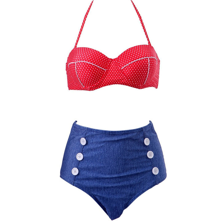 Biquíni Retrô Top Poá