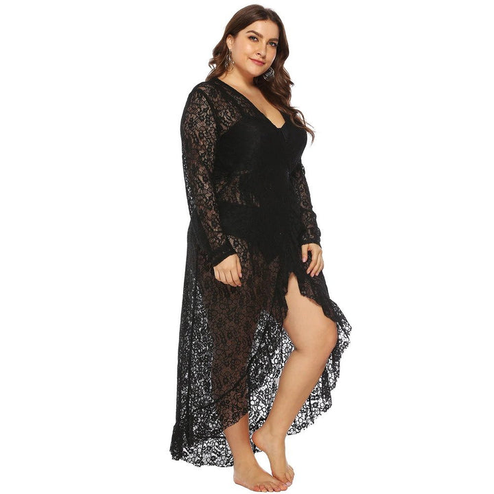 Saída Kimono Renda Plus Size