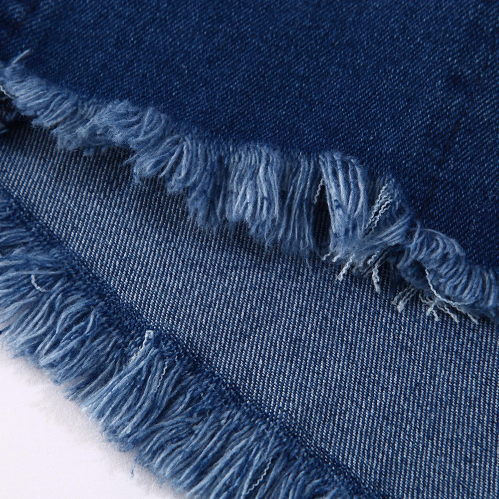 Blusa Jeans Ombro a Ombro