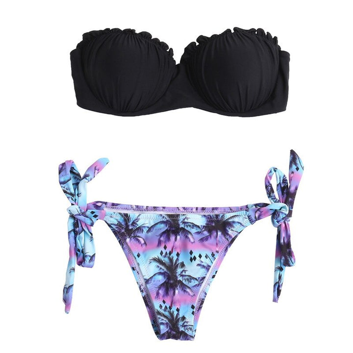 Biquíni Tomara que Caia com Tanga de Amarrar