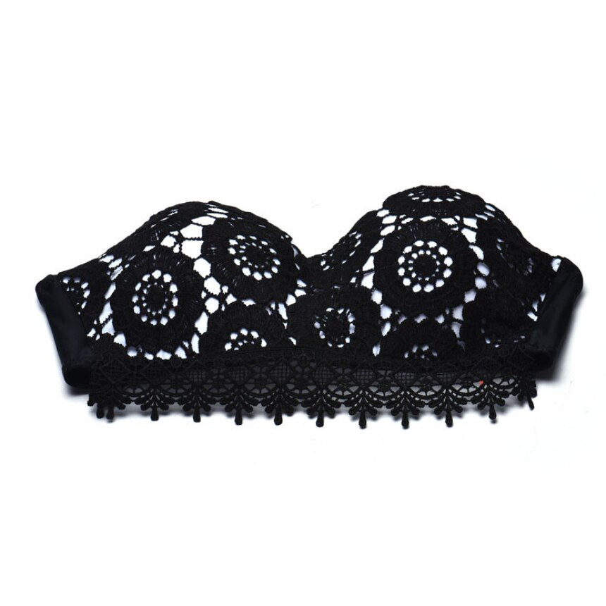 Biquíni Estampado Top Crochet