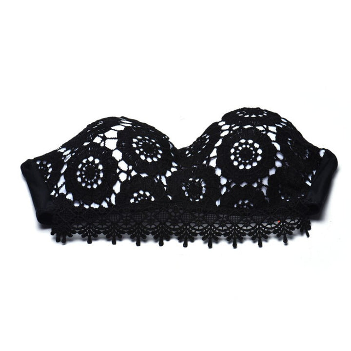 Biquíni Estampado Top Crochet