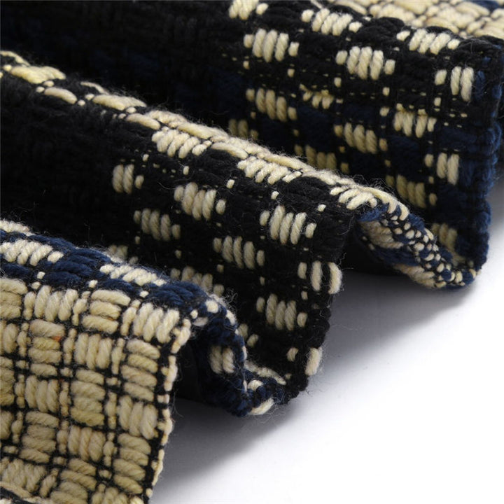 Sobretudo Xadrez Retrô Plus Size