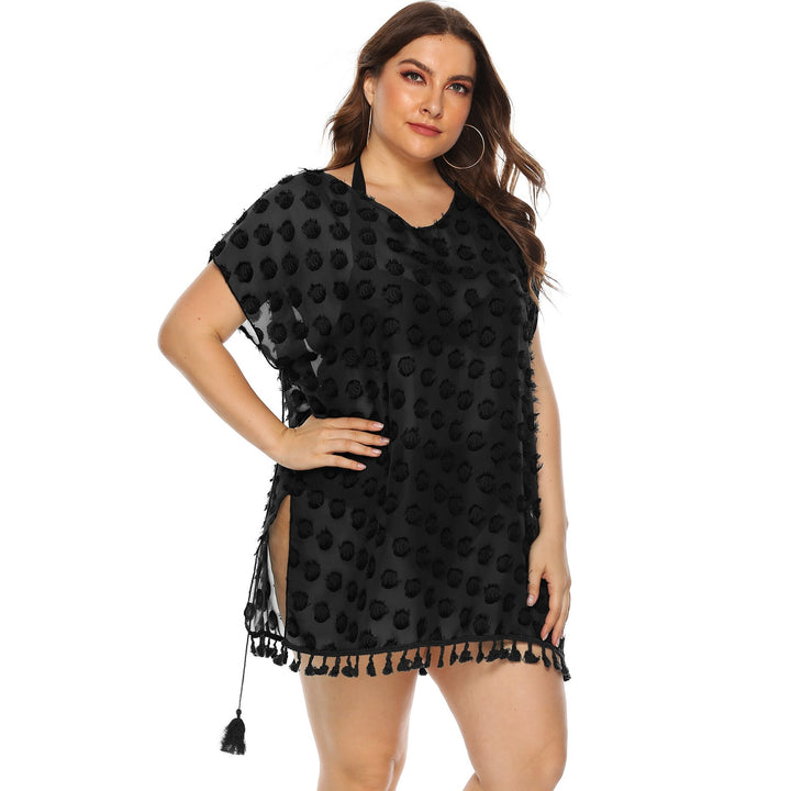Saída de Praia Plus Size Chiffon