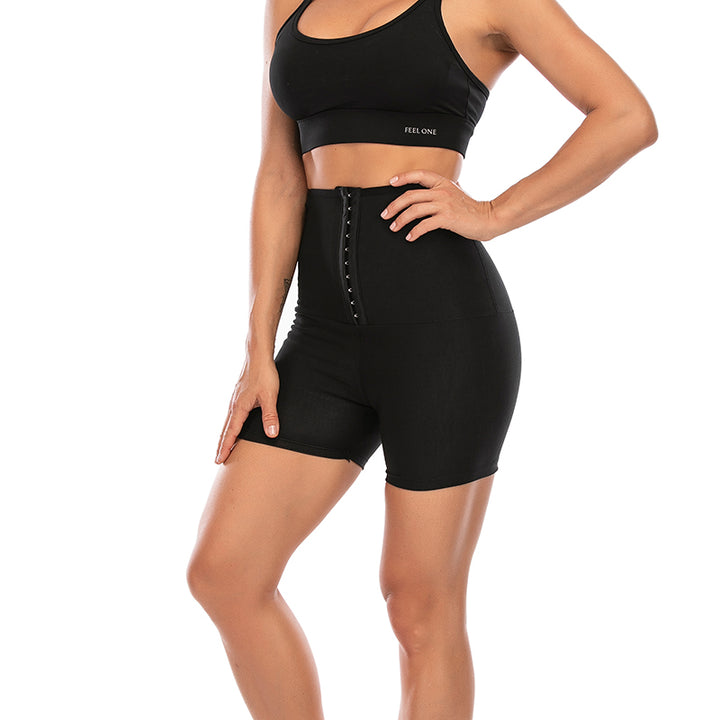 Short Com Cinta Modeladora Anticelulite Efeito Sauna