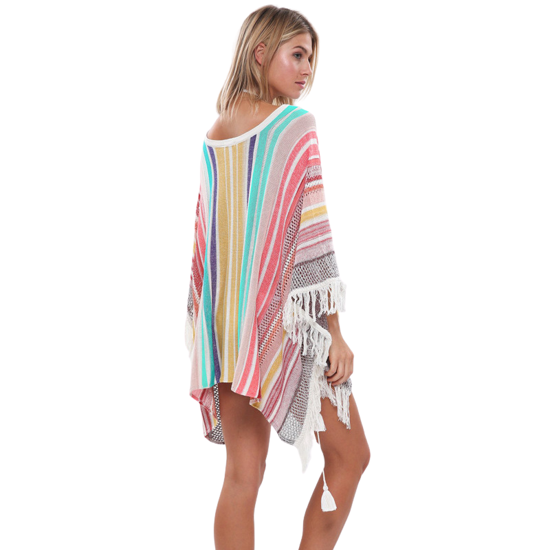 Túnica Saída de Praia Multicor