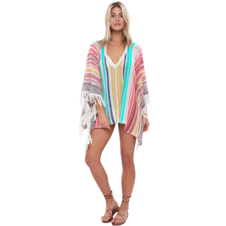 Túnica Saída de Praia Multicor