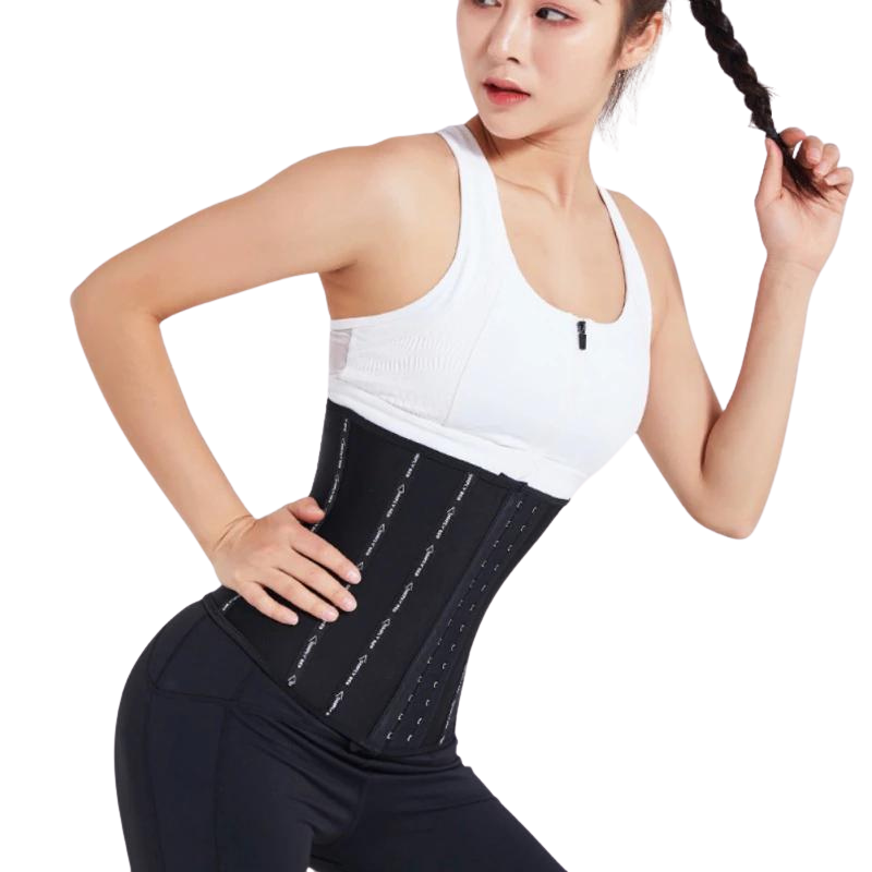 Cinta Modeladora Redutora Alta Compressão Efeito Sauna