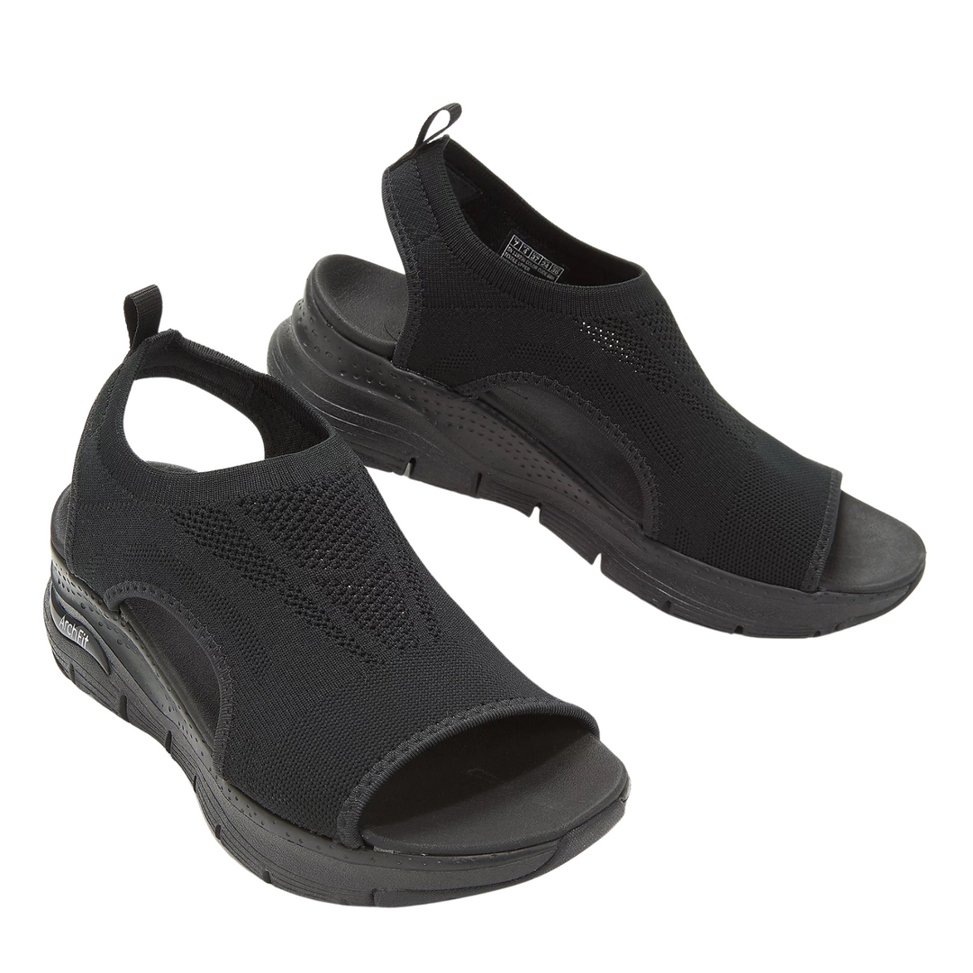 Sandália Confort Ortopédica Salto Plataforma