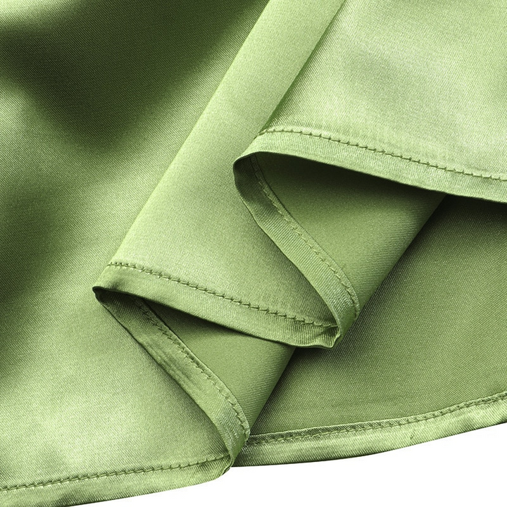 Blusa Um Ombro Só Manga Bufante Verde