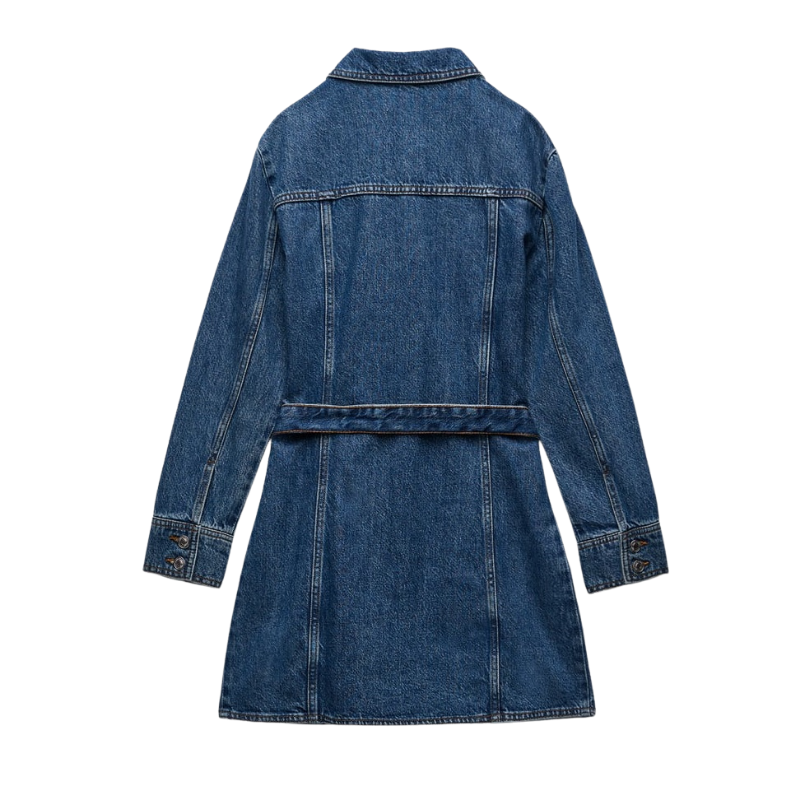 Vestido Chemise Jeans Azul