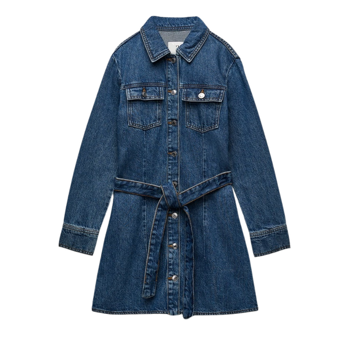 Vestido Chemise Jeans Azul