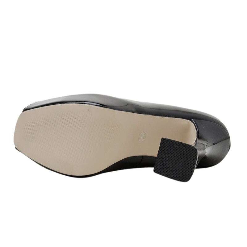 Peep Toe Salto Taça Verniz