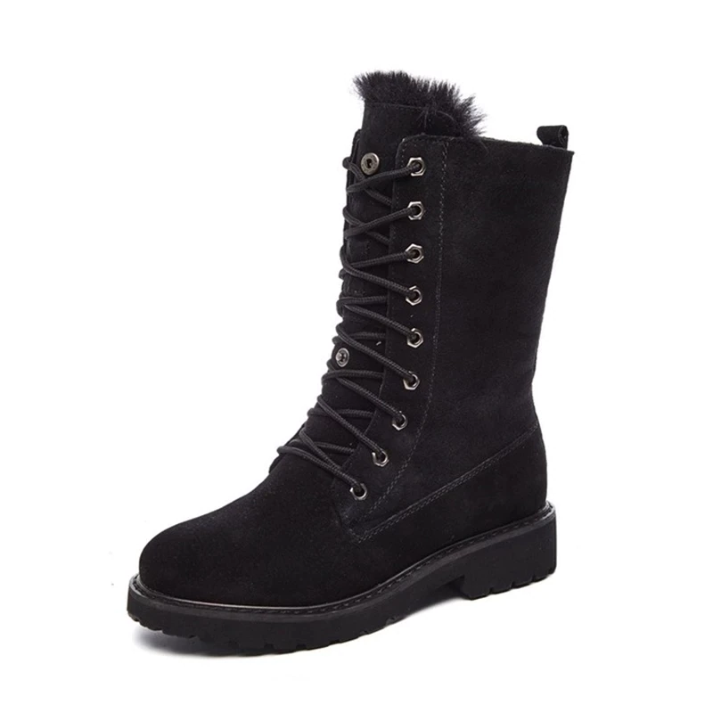 Bota Coturno Tratorada Forrada Com Pelos