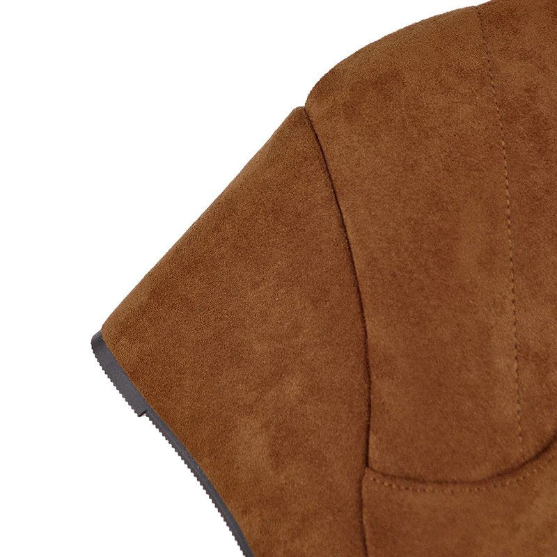 Bota Over The Knee Salto Anabela